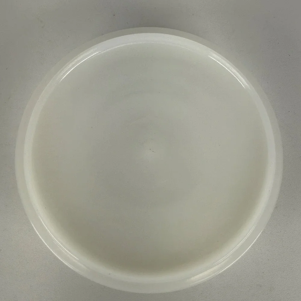 Vtg Milk Glass Round‎ Casserole Dish Replacement Lid ONLY Fits 8 Inch